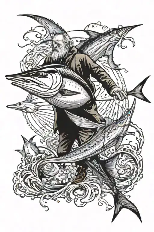 Old Man And The Sea Marlin Fish