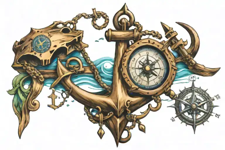Boat Anchor Compass
