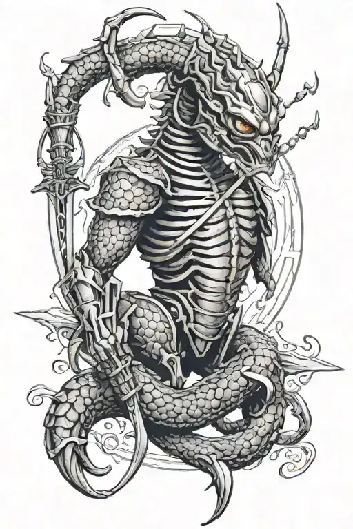 Scorpio With Katana