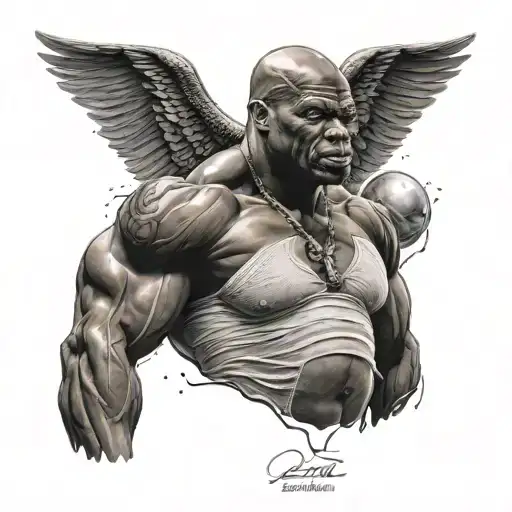Ronnie Coleman With The Caption Light Voice Baby