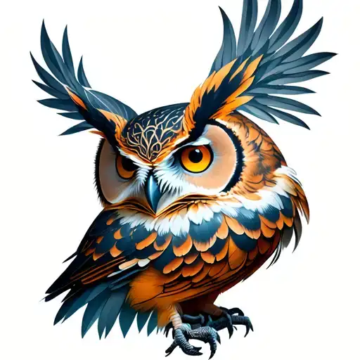 Esoteric Owl Perched