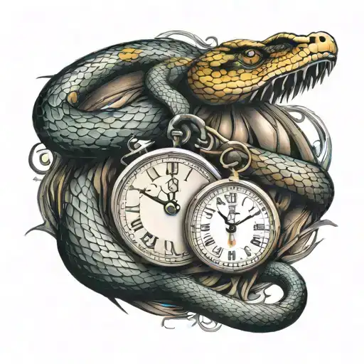 Time With Snake Around It