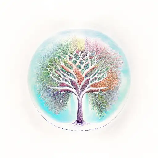Tree Of Life With Words As Roots