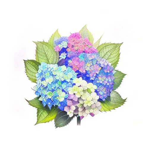Hydrangea Watercolor