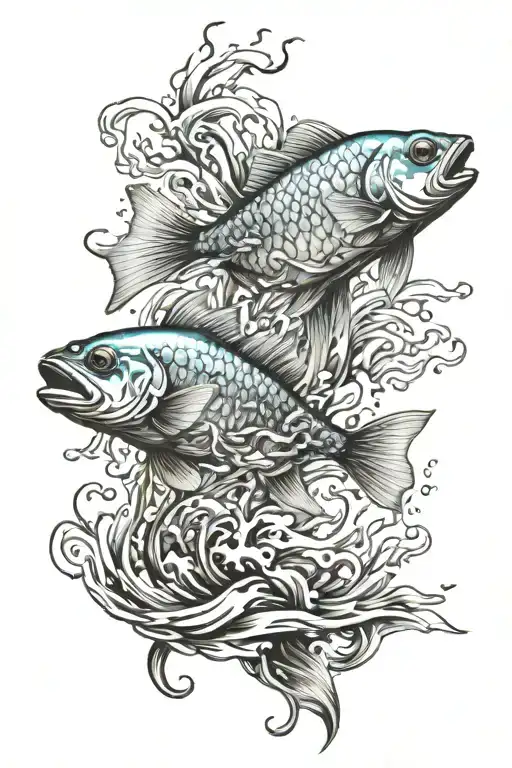 Fish Swimming Upstream