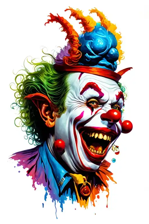 Demon Clown Laughing