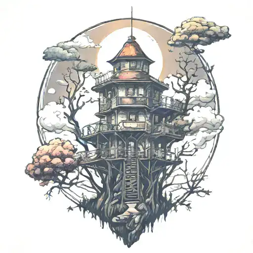 Fire Tower Surrounded