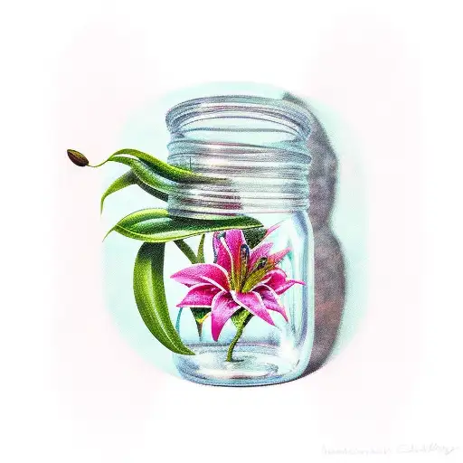 Lily In A Jar