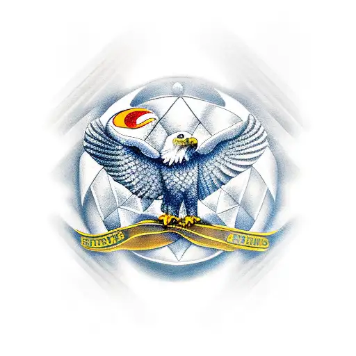 Eagle With Corinthians Symbol