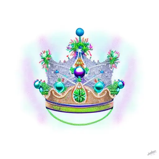 Wreath With Crown On Top