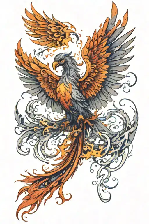 Phoenix Rising From The Ashes
