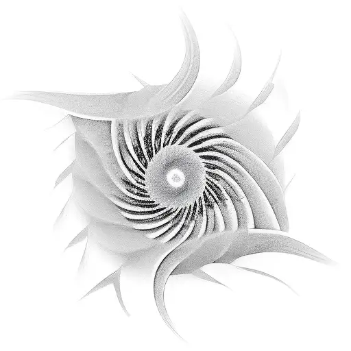 Single Line Fibonacci Spiral