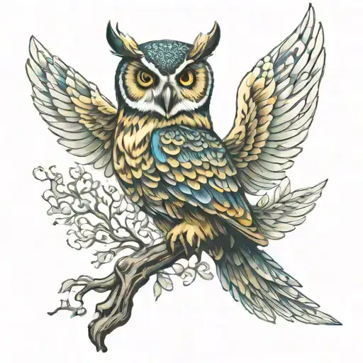Merryweather Owl Flying