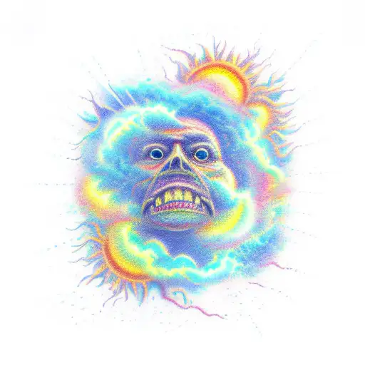 Sunshine And Rain Cloud