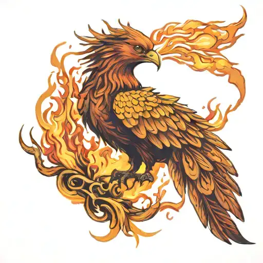 Fiery Phoenix Rising