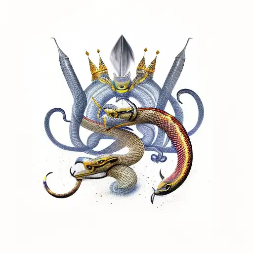 King Cobra With A Sword