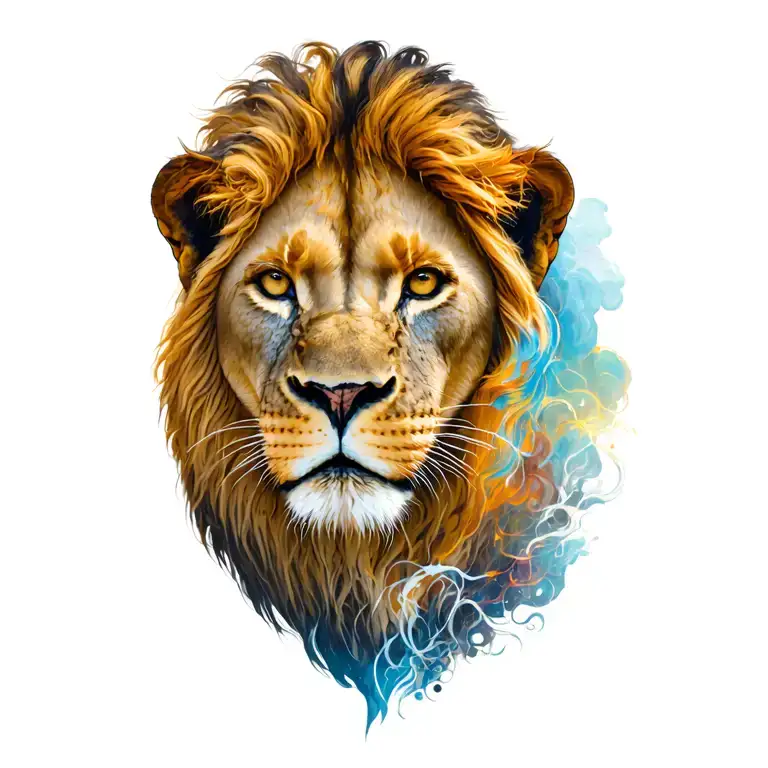 Leon Fierce Taking Care Of His Lioness And Cahorra