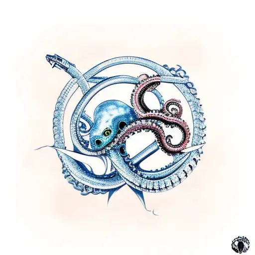 Metal Kraken Sinking Ship