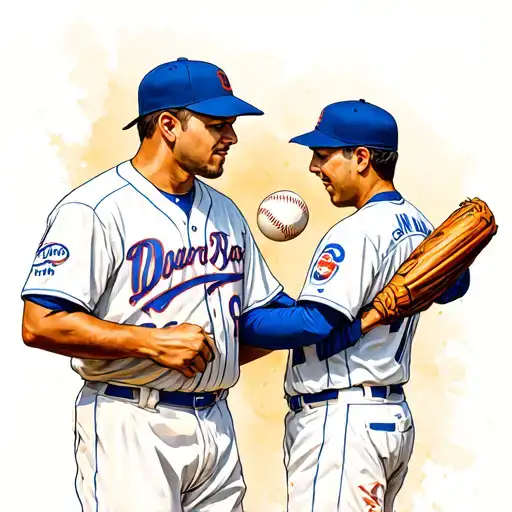 Baseball Son And Father