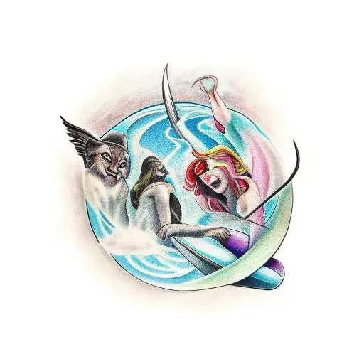 Friendship Tattoo Based On Greek Mythology