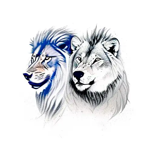 A Wolf And A Lion