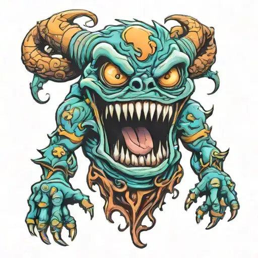 Monster Cartoon Style