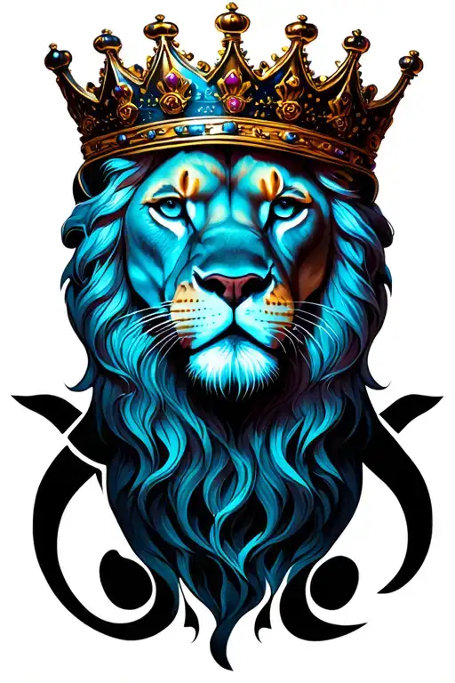 Leo With A Crown