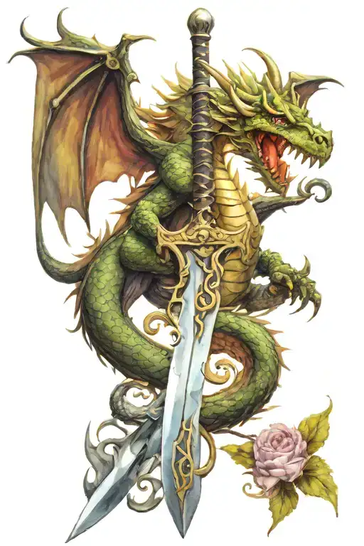 Dragons Fantasy Sword