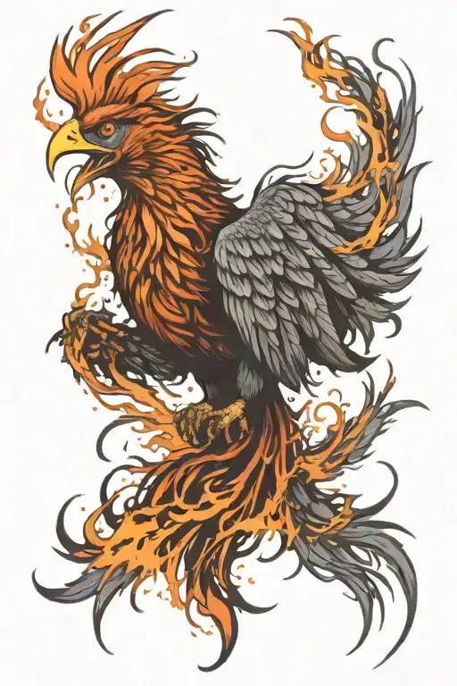 Phoenix Rising From Ashes