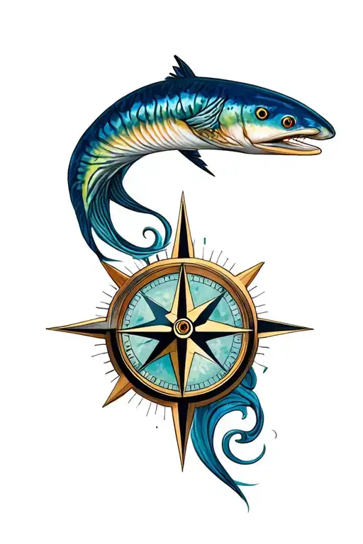 Gar 15Inside A Compass Surrounded