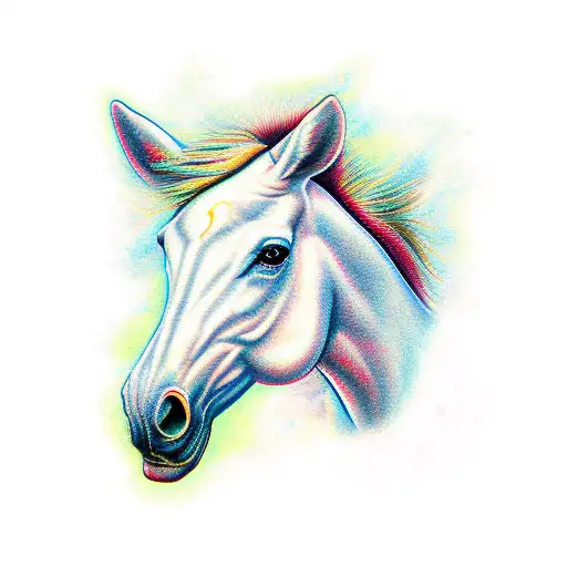 A Tine Doe With Horse Trait