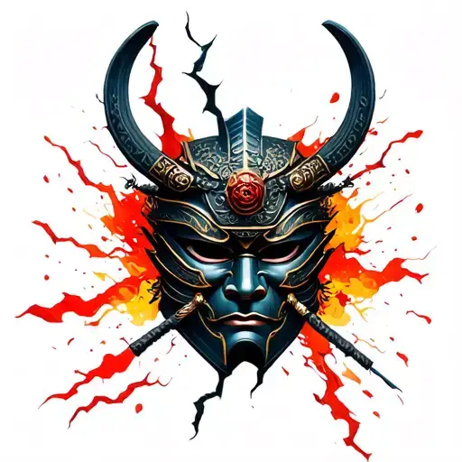 Broken Samurai Mask