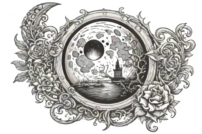 Always And Forever With A Moon Surrounded