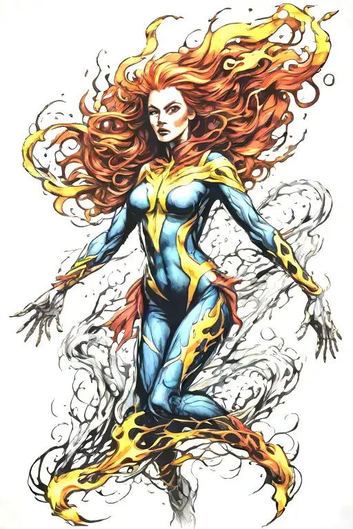 Dark Phoenix Rising From The Ashes