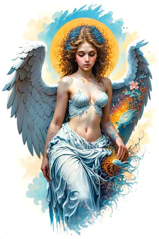 Fallen Angel Watching