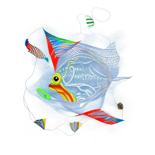 Kite Lines Tangled Under Water