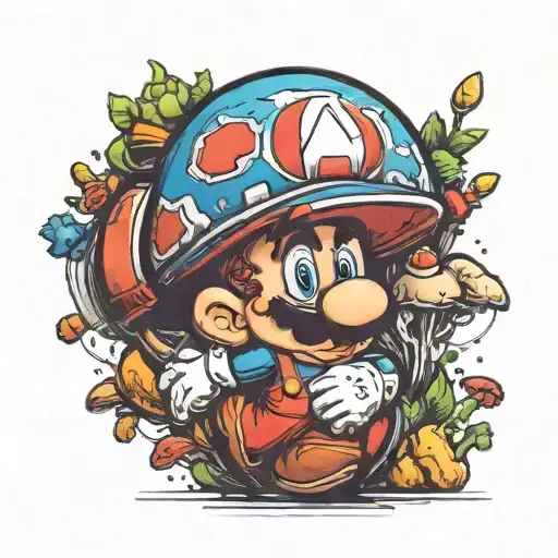 Super Mario And Mushroom