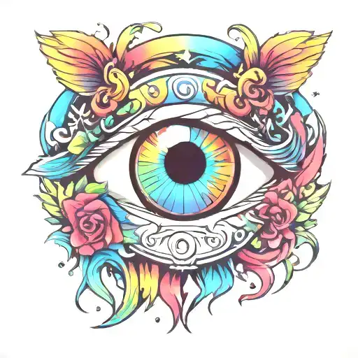 Rainbow Colors Spirit Symbol