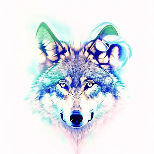 Wolf With Egal Wings