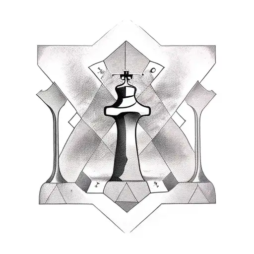 Cross Bible Chess Piece