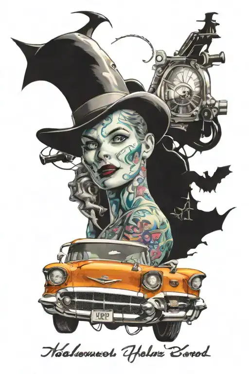 Halloween 57 Chevy Mechanic