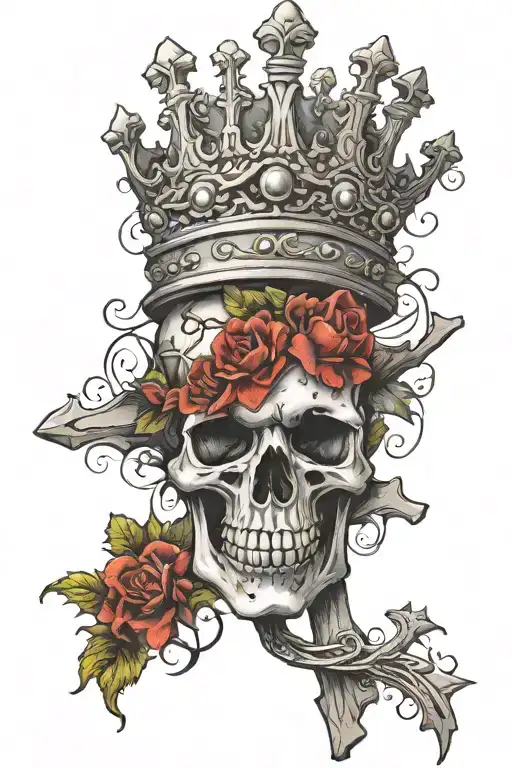 Christian Cross Crown