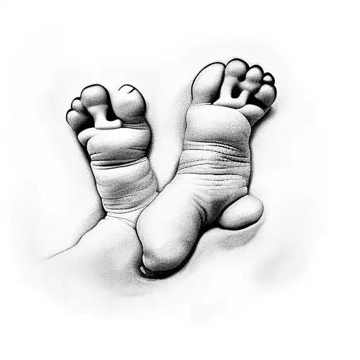 Baby Hand And Feet Design