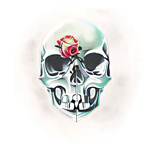 Skull And Roses