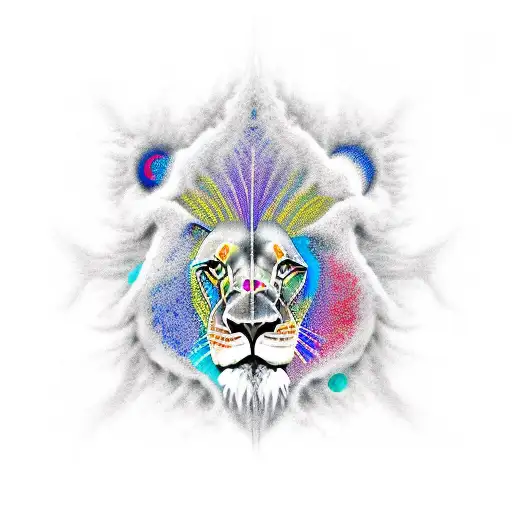 Lion King With Tree Of Life