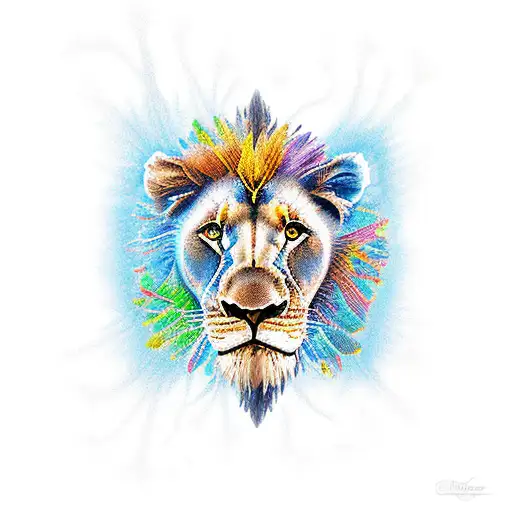 Lion King With Tree Of Life