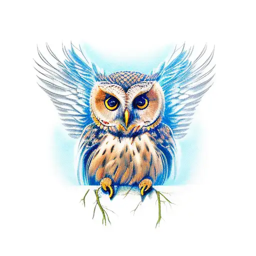 The Cherubim Owl Angel