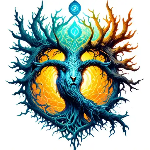 Norse Yggdrasil Nine Worlds