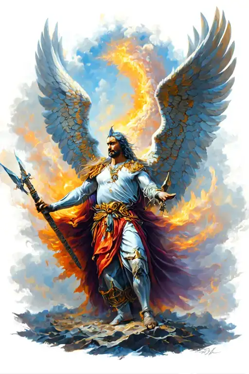 San Miguer Angel Warrior Battling