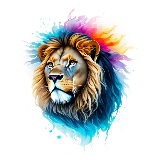 Lion Behind A Lioness